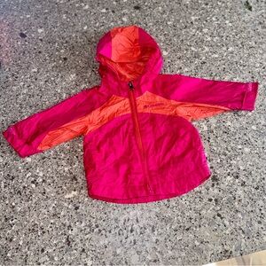 Columbia l Pink and Orange Hooded Windbreaker l Baby Girl’s Size: 3-6M